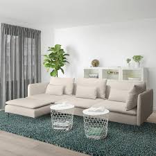 Soderhamn 4er Sofa Mit Recamiere Gunnared Beige Ikea Deutschland Recamiere Haus Deko Sofa