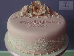 60th anniversary happy birthday card from the world. Pink Rose And Lace Cake For A 60th Birthday Birthday Cake For Mom 60th Birthday Cake For Mom Mom Cake