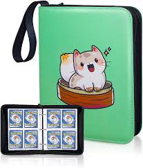 A pokemon card case out of pokemon cards. Buy Clovercat Waterproof 4 Pocket Card Binder Compatible With Amiibo Pokemon Cards Portable Storage Case With Protective Sheets Holds Up To 400 Cards 4 Pocket Online In Turkey B08xxs5dm9