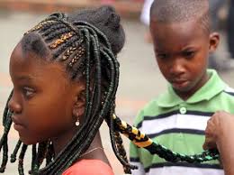Afro-Colombian hairstyle (Photo by Luis Robayo/AFP)