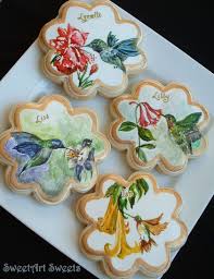 Handpainted Hummingbird Cookies Von Sweetartsweets Auf Etsy 8 00 Hand Painted Cookies Festive Cookies Fancy Cookies