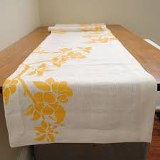 Printed Fabric Printed Table Runner Table Runner And Placemats Block Print