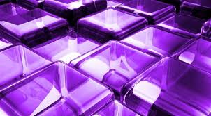 Surface Blocks Purple Purple Wallpaper Purple Glass Abstract Wallpaper