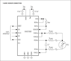 Here S A Resistance Temperature Detector Rtd Interface Circuit That Is Compatible With A Range Of Standard Rtd Sensors Including Pt1 Interface Digital Sensor