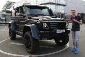 Als 4x4 hoch 2 wird der g 500 zum ultimativen abenteurer, der keine grenzen mehr kennt. Video Brabus G 550 4x4 2017 Auto Bild