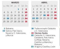 A los 12 días festivos nacionales, hay que sumar. En Que Comunidades Es Festivo El 19 De Marzo Dia Del Padre Economia El Pais