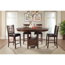 Typically a bit smaller and taller than a kitchen table pub sets are a perfect size for smaller breakfast areas club rooms and anywhere that you like to entertain. 5pc Sam Pub Extendable Dining Table Set Cherry Picket House Furnishings Target