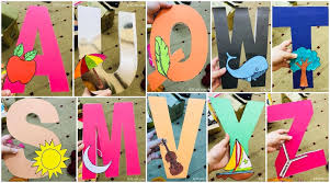 Educational alphabet games for toddlers to learn the alphabet for kids! 26 Super Easy Alphabet Crafts From A To Z K4 Craft