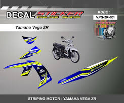 Belanja modif striping motor vega zr movistar. Jual Sticker Striping Yamaha Vega Zr Variasi Racing Kab Kediri Blg Sticker 2 Tokopedia