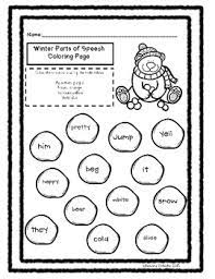 40+ speech coloring pages for printing and coloring. Parts Of Speech Coloring Pages Winter Grammar Edition By Mrs Schimke