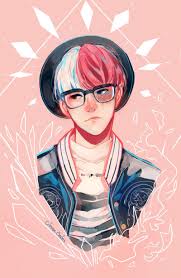 All The Arts Todoroki Drawn Like A K Pop Star Just Cuz I My Hero My Hero Academia Shouto Art