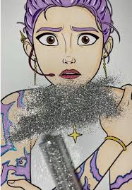 K-Pop Demon Hunter's Rumi Huntrix #kpop #fyp #art #draw #tiktokart