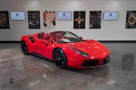 $0 * transferable warranty * 1 year/unlimited miles beginning after new car warranty expires or from. 2019 Ferrari 488 Spider Auto Cafe