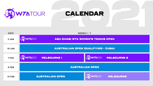 Open an account with bet365 today. Wta Releases First Seven Weeks Of 2021 Calendar Abu Dhabi Opens Play Tennis Com Live Scores News Player Rankings