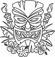 Gingerbread man coloring pages for preschoolers. Pin By Mar Oliva On Pinstriping And Painting Tiki Tattoo Tiki Mask Tiki Art