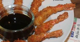 Gambones Empanados En Panko Con Salsa Tonkatsu Recetas De Cocina Comida Recetas De Comida