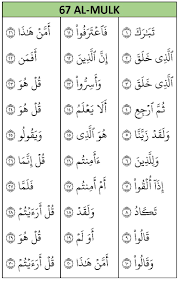 Surah al mulk merupakan surat makkiyah yang memiliki 30 ayat ayat pendek serta termasuk dalam golongan bacaan surat pendek dan merupakan surat pembuka di juz 29. Surah Al Mulk 1 30 Memorization Keywords How To Memorize Things Tajweed Quran Learning Arabic