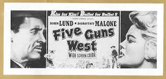 Five Guns West (1955)