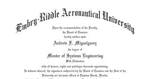 Just received my Master of Systems Engineering from Embry-Riddle…