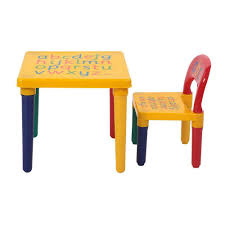 Tables and chairs for kids at argos. Table Chair Set Kids Wooden Desk Play Room Child Toddler Furniture Lightweight For Sale Online Ebay