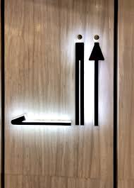 Ua Cine Times Signage Toilet Signage Metal Signage Signage Design