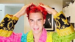 This is the new age of the defined wave. Watch Brad Mondo Create His Billy Idol Inspired Rock Star Red Hair Look