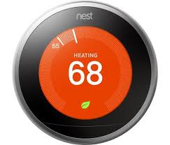 Nest Learning Thermostat 3rd Generation Stainless Steel Front Zoom Nest Smart Thermostat Nest Learning Thermostat Nest Thermostat