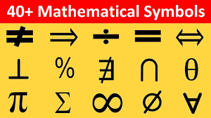 Useful List Of Mathematical Symbols Names Of Mathematics Symbols Learn Maths Maths Symbols Youtube