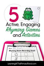 We did not find results for: 5 Active Engaging Rhyming Games And Activities Learning At The Primary Pond