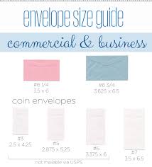 Envelope Size Guide Business And Invitation Envelopes Jam