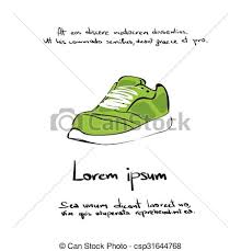 Sneaker Sportschuh Hand Farb Icon Sneaker Sportschuh Hand Zeichnen Farb Icon Vektorgrafik Illustration Canstock