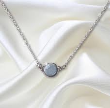 Cremation necklace pet ashes jewelry tiny round pendant 925 sterling silver pet memorial necklace pet cremation pendantthis very small round sterling pendant measures 12mm in diameter (approximately 1/2). Pet Cremation Jewelry Double Sided 925 Sterling Silver Pet Etsy