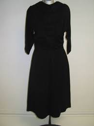 Vintage 1940s R K Originals Little Black Dress Vintage 40s Dress Vlv Dress Little Black Dress Vintage 50 Vintage Dresses 50s Vintage Black Dress 40s Fashion