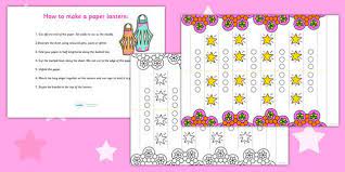 Diwali Paper Lantern Craft Templates Lantern Craft Paper Lanterns Crafts