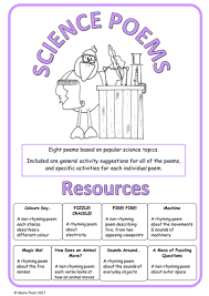 Science Poems Activities K S 2 Science Poems Poetry For Kids Science Topics