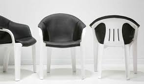 Transforming The White Plastic Chair Freshome Com White Plastic Chairs Plastic Patio Chairs Plastic Chair