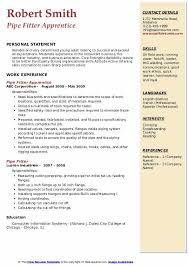 Tailor your resume by picking relevant responsibilities from the examples below and then add your accomplishments. Pipe Fitter Resume Samples Qwikresume