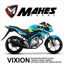Jual stiker striping motor vixion motogp fullbody jual stiker modifikasi yamaha new vixion lightning half fairing movistar via modifikasi.co.id. Jual Decal Stiker Dekal Sticker Striping Fullbody Yamaha Vixion Lighting Nvl Desain Shark Hiu Di Lapak Mahes Decal Sticker Bukalapak