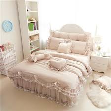 Full size bedroom sets : 100 Cotton Ruffles Lace Luxury Bedding Sets Full Queen King Size Prin Aty Home Decor