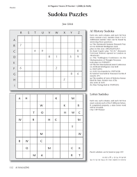We did not find results for: Sudoku Puzzles Ai History Sudoku Jon Glick