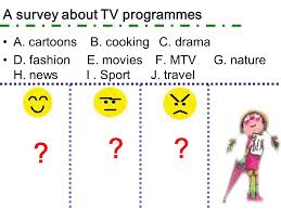 Those who commute to work or take road trips regularly, especially over long distances, may have come across toll plazas where you pay to cross over into another region. A Cartoons B Cooking C Drama D Fashion E Movies F Mtv G Nature H News I Sport J Travel A Survey About Tv Programmes Ppt Download