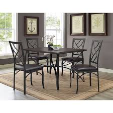 Your dining space just got more exciting with the sleek and chic styling of the donovan collection made by powell. Sanford 5 Piece Dining Room Set Bernards Furniture Cart