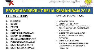 Kenyataan pengarah darul quran jakim berkenaan operasi darul quran sepanjang tempoh pkpb. Gabungan Anak Melayu Bersatu Tawaran Belajar Kemahiran