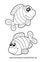 Ausmalbild Fische 1 Ausdrucken Ausmalbilder Fische Malvorlage Fisch Fische Zeichnen