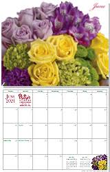 Choose your favorite design from our great selection of templates. Free Wall Calendar A Year Of Flowers By 1 800 Florals