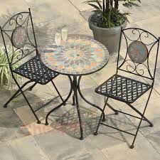 Metal Patio Furniture Mosaic Google Search Mosaic Patio Table Garden Dining Set Bistro Set