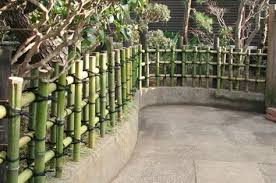 Bamboo Fence A Part Of The Japanese Garden Bambuszaun Japanischer Garten Bambus Garten