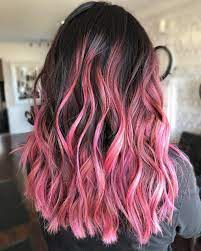 Keep in mind that they will be more subtle (see swatches on each color page for reference) the darker the base color and some shades may not show up well on black. Pin On Pink Hair Bob