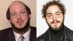 No but seriously: has anyone ever seen Kevin Malone and Post Malone in the  same room? 🧐 #askingforafriend