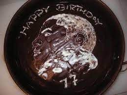 Die perfekte kuchendekoration für jede feier, von geburtstagen über. Portrait Auf Kuchen Hand Im Gluck